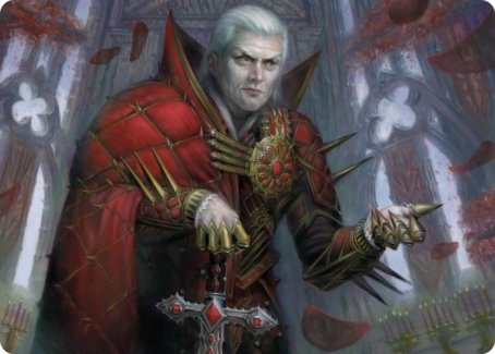 Edgar, Charmed Groom 1 Art Card [Innistrad: Crimson Vow Art Series] | Tables and Towers