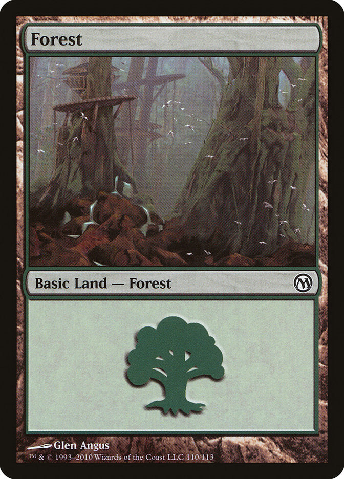 Forest (110) [Duels of the Planeswalkers] | Tables and Towers