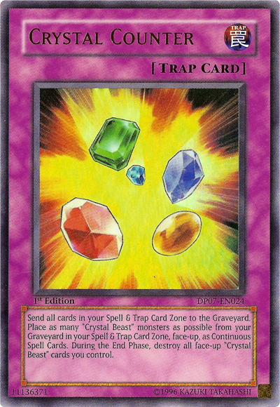 Crystal Counter [DP07-EN024] Ultra Rare | Tables and Towers