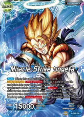 Son Goku & Vegeta // Miracle Strike Gogeta (P-069) [Mythic Booster] | Tables and Towers