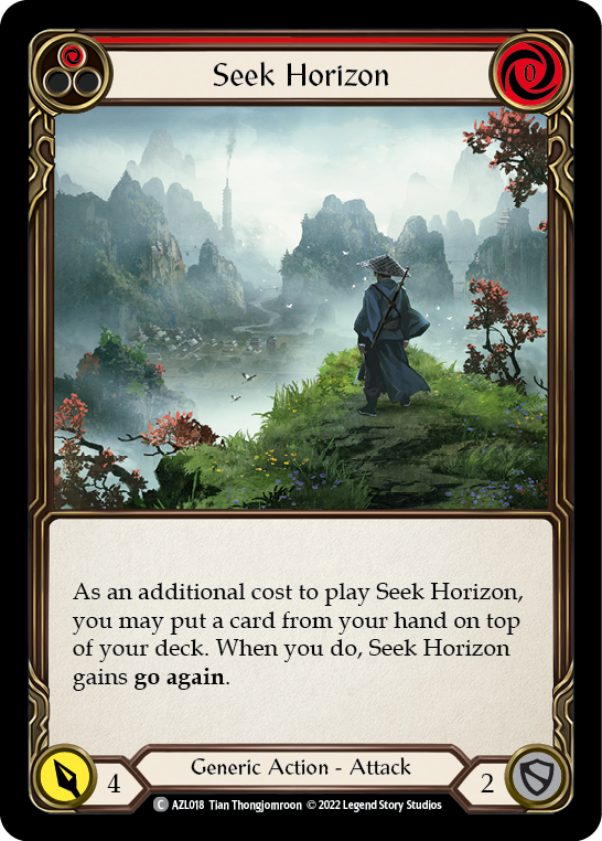 Seek Horizon (Red) [AZL018] (Outsiders Azalea Blitz Deck) | Tables and Towers