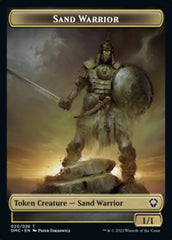 Soldier // Sand Warrior Double-Sided Token [Dominaria United Tokens] | Tables and Towers