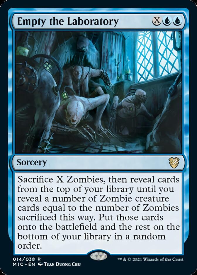 Empty the Laboratory [Innistrad: Midnight Hunt Commander] | Tables and Towers