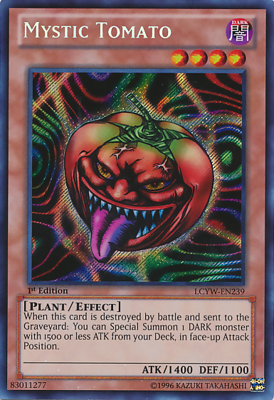 Mystic Tomato [LCYW-EN239] Secret Rare | Tables and Towers