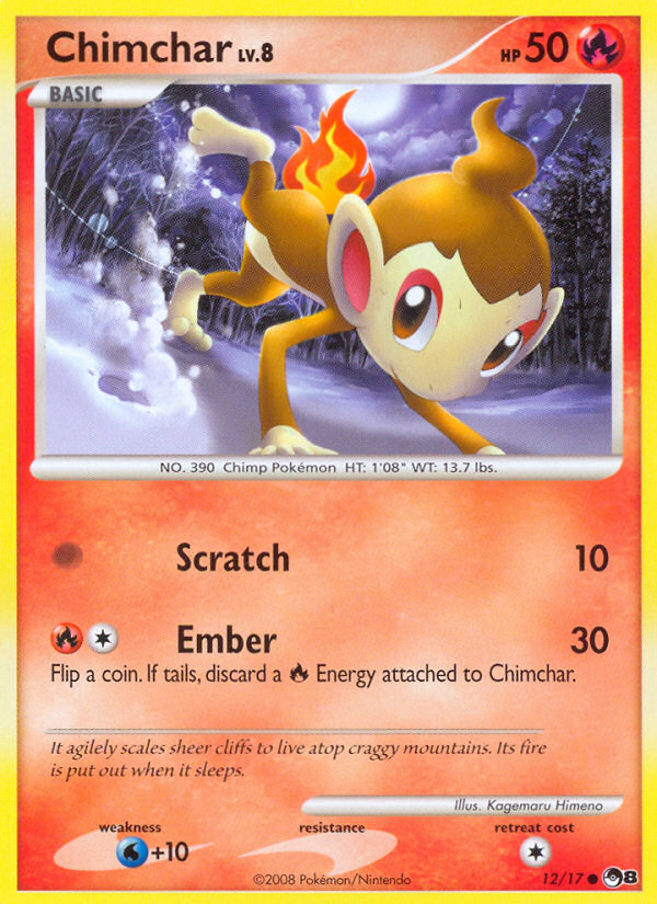 Chimchar (12/17) [POP Series 8] | Tables and Towers