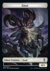 Zombie // Goat Double-Sided Token [Streets of New Capenna Commander Tokens] | Tables and Towers