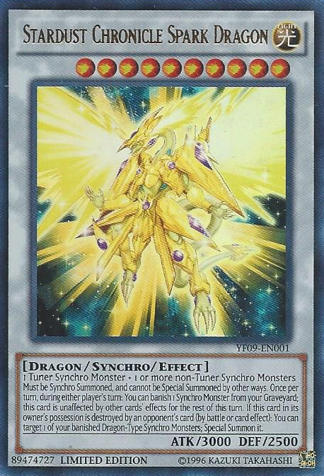 Stardust Chronicle Spark Dragon [YF09-EN001] Ultra Rare | Tables and Towers