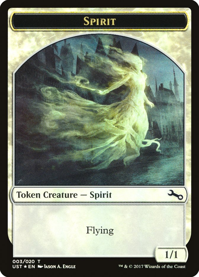 Spirit (003) // Spirit Double-Sided Token [Unstable Tokens] | Tables and Towers