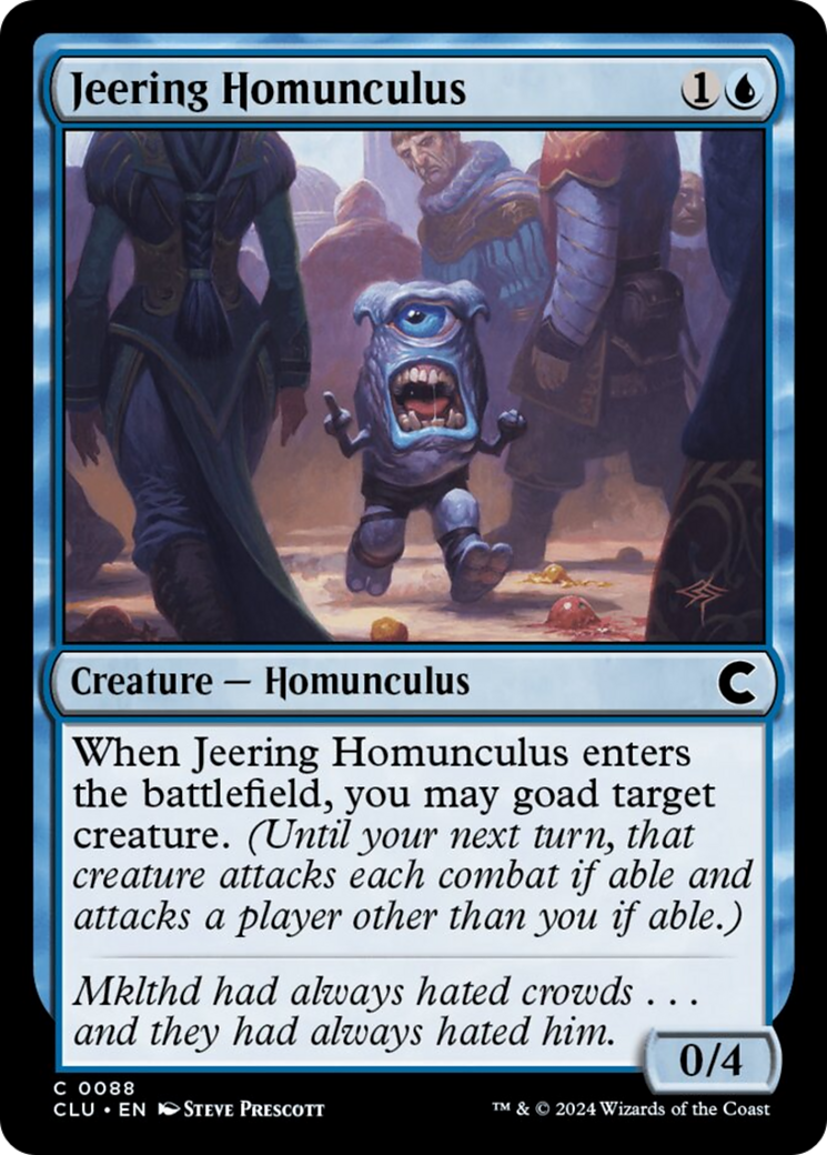 Jeering Homunculus [Ravnica: Clue Edition] | Tables and Towers