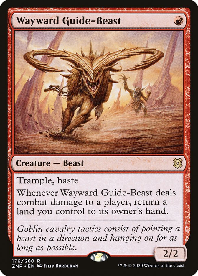 Wayward Guide-Beast [Zendikar Rising] | Tables and Towers