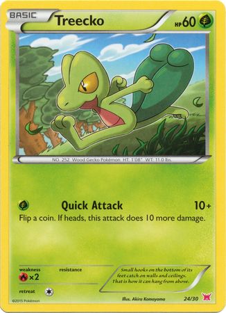 Treecko (24/30) [XY: Trainer Kit 2 - Latias] | Tables and Towers