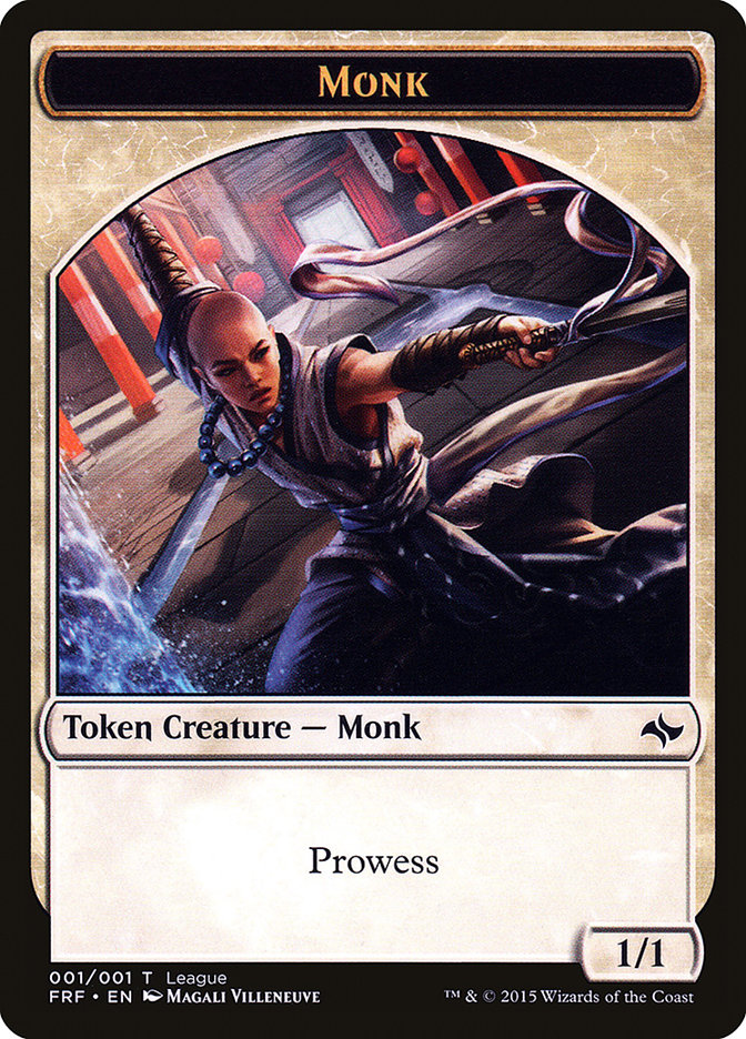 Monk Token [League Tokens 2015] | Tables and Towers