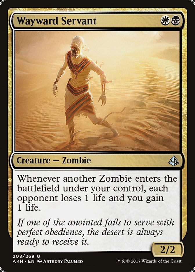 Wayward Servant [Amonkhet] | Tables and Towers