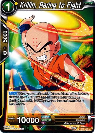 Krillin, Raring to Fight (BT5-085) [Miraculous Revival] | Tables and Towers