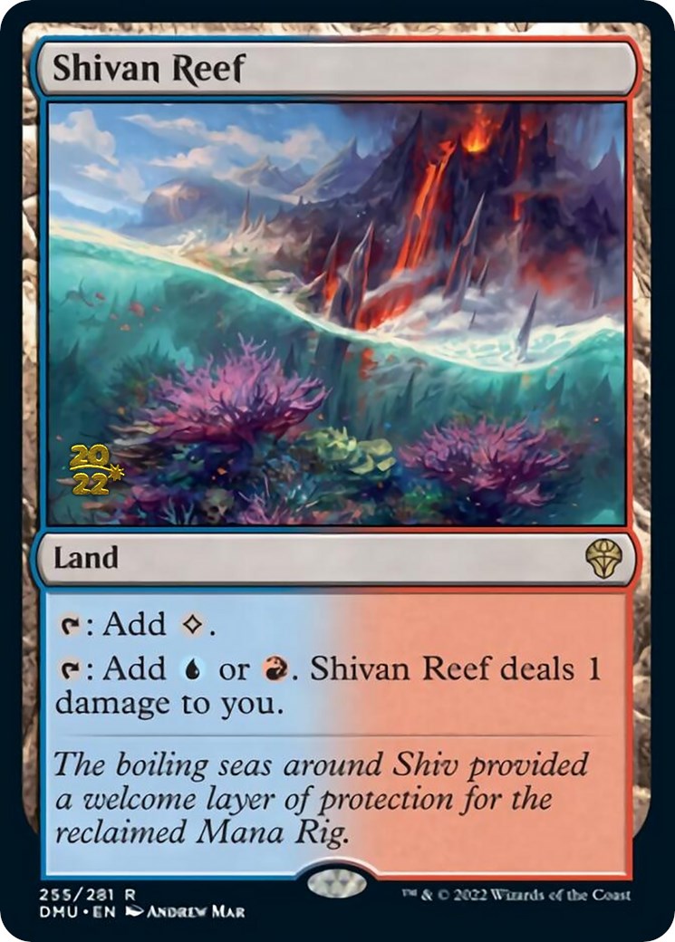 Shivan Reef [Dominaria United Prerelease Promos] | Tables and Towers
