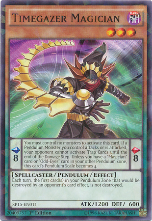 Timegazer Magician [SP15-EN011] Shatterfoil Rare | Tables and Towers