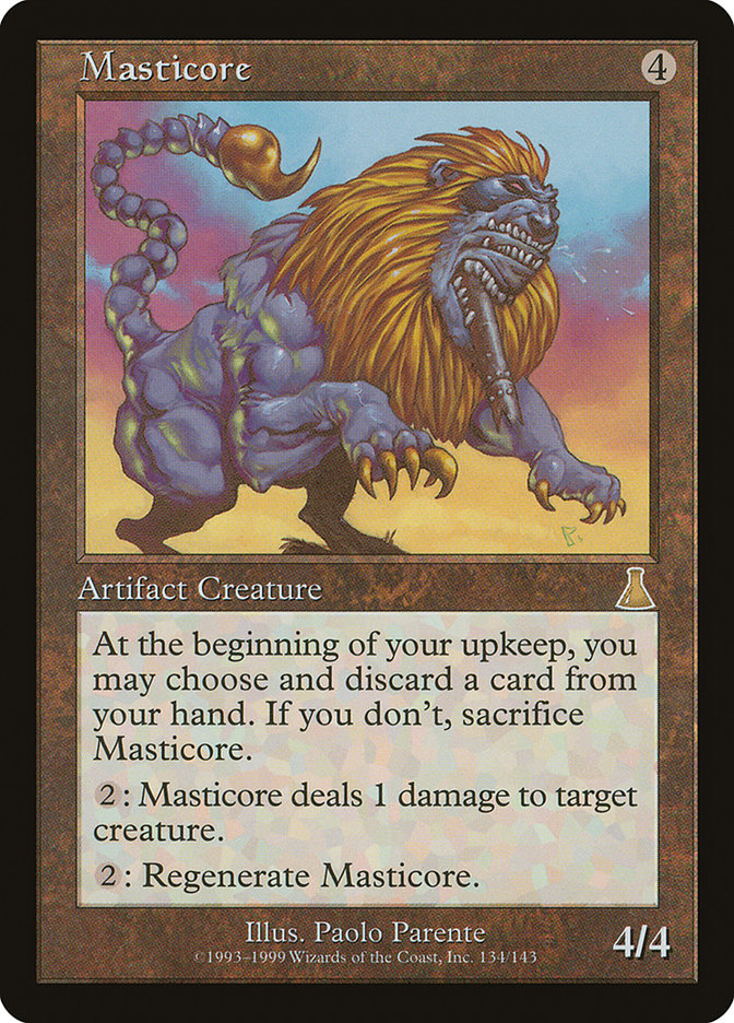 Masticore [Urza's Destiny] | Tables and Towers