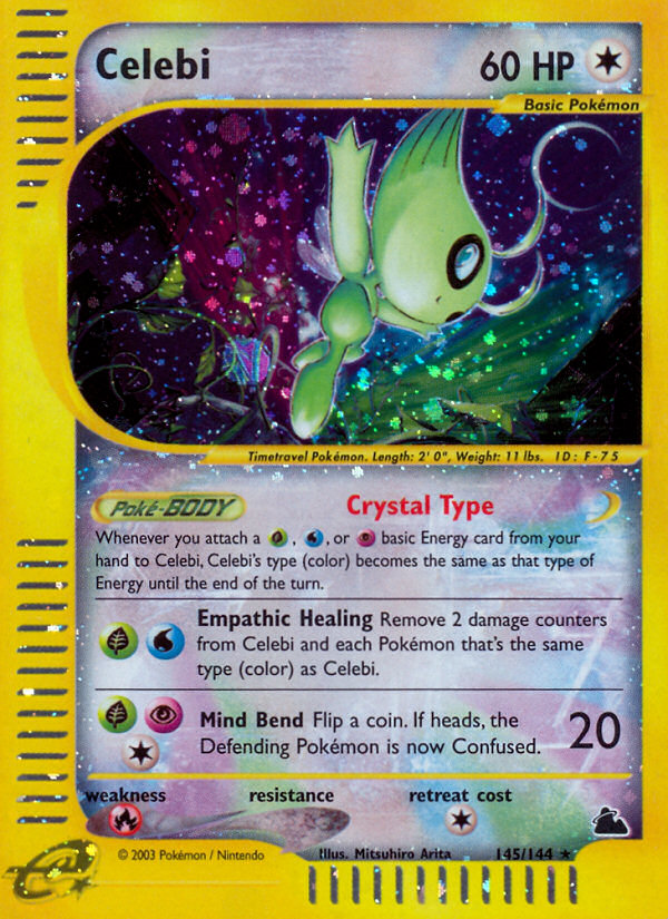 Celebi (145/144) [Skyridge] | Tables and Towers