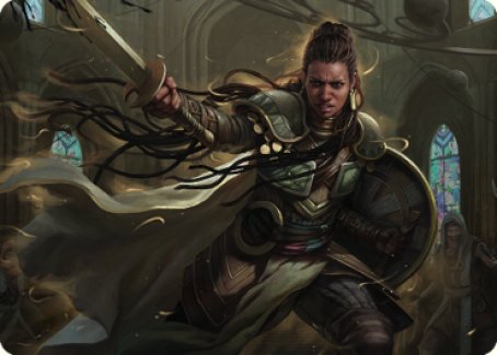 Shanna, Purifying Blade Art Card 1 [Dominaria United Art Series] | Tables and Towers