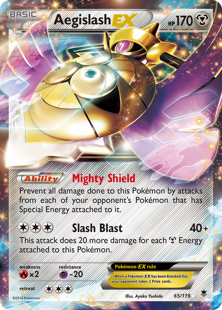 Aegislash EX (65/119) [XY: Phantom Forces] | Tables and Towers