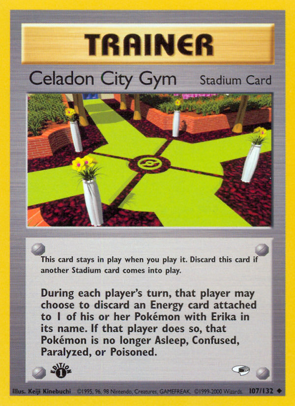 Celadon City Gym (107/132) [Gym Heroes 1st Edition] | Tables and Towers