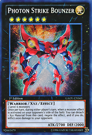 Photon Strike Bounzer [GAOV-EN043] Secret Rare | Tables and Towers