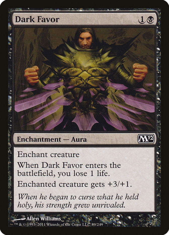 Dark Favor [Magic 2012] | Tables and Towers