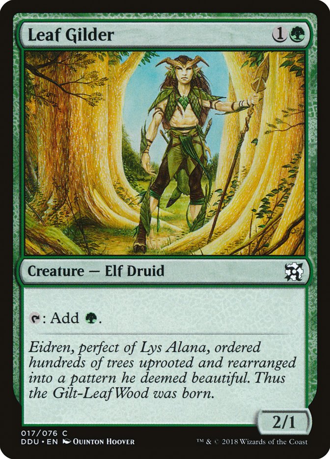 Leaf Gilder [Duel Decks: Elves vs. Inventors] | Tables and Towers