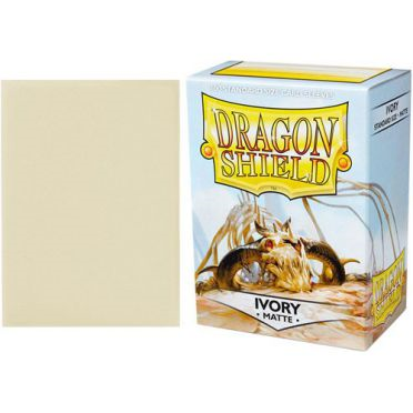 Dragon Shield Sleeves: Standard Matte Ivory (Box of 100) | Tables and Towers