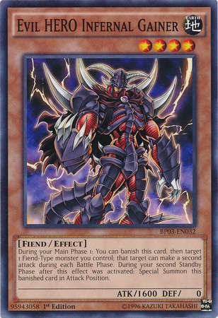 Evil HERO Infernal Gainer [BP03-EN032] Common | Tables and Towers