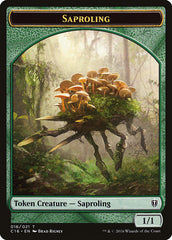 Saproling (016) // Spirit (006) Double-Sided Token [Commander 2016 Tokens] | Tables and Towers