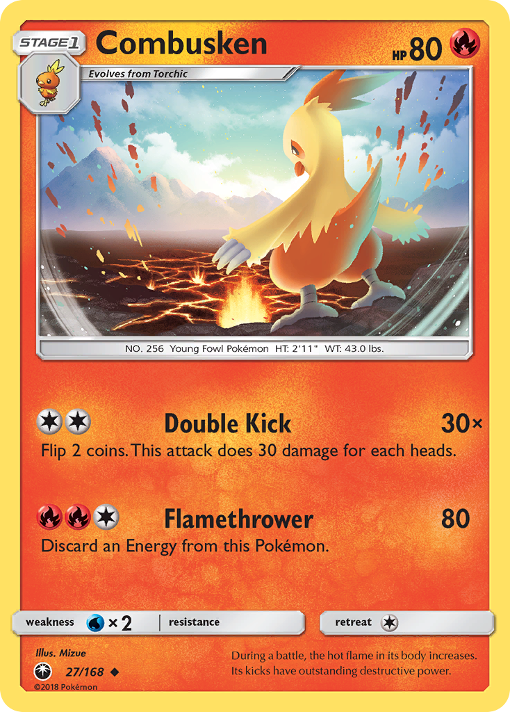 Combusken (27/168) [Sun & Moon: Celestial Storm] | Tables and Towers