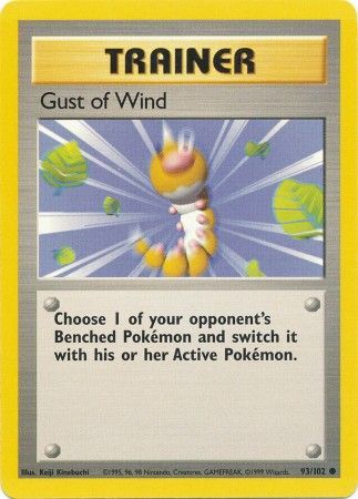 Gust of Wind (93/102) [Base Set Unlimited] | Tables and Towers