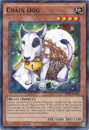 Chain Dog [BP03-EN080] Shatterfoil Rare | Tables and Towers