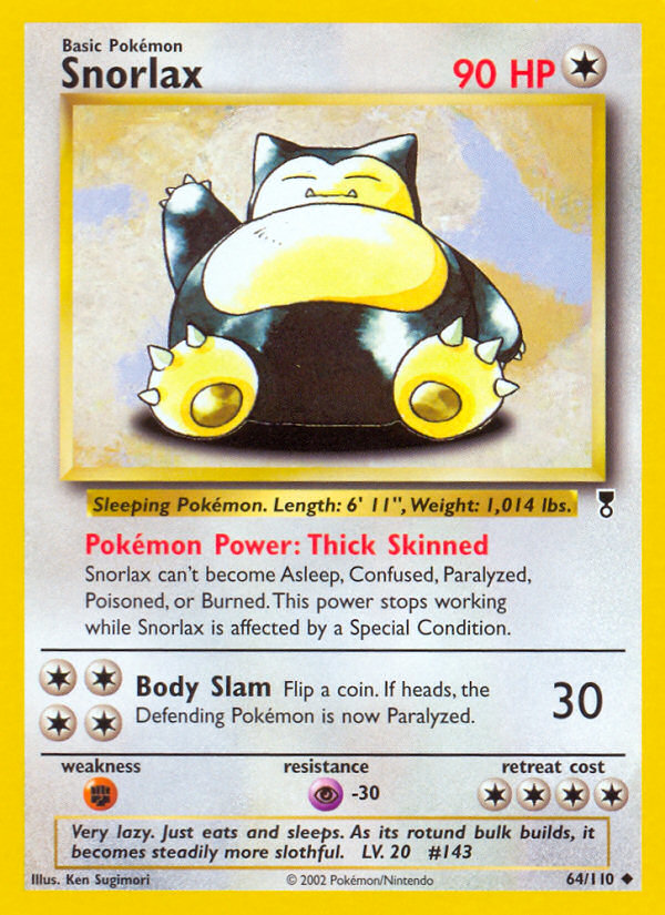 Snorlax (64/110) [Legendary Collection] | Tables and Towers