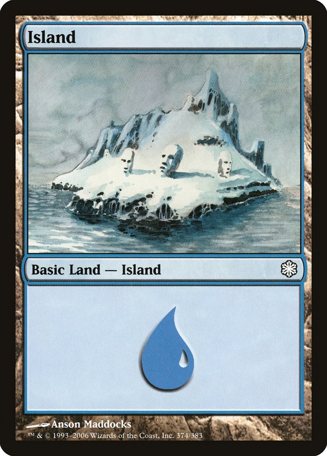 Island (374) [Coldsnap Theme Decks] | Tables and Towers