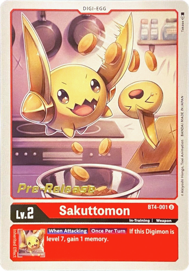 Sakuttomon [BT4-001] [Great Legend Pre-Release Promos] | Tables and Towers