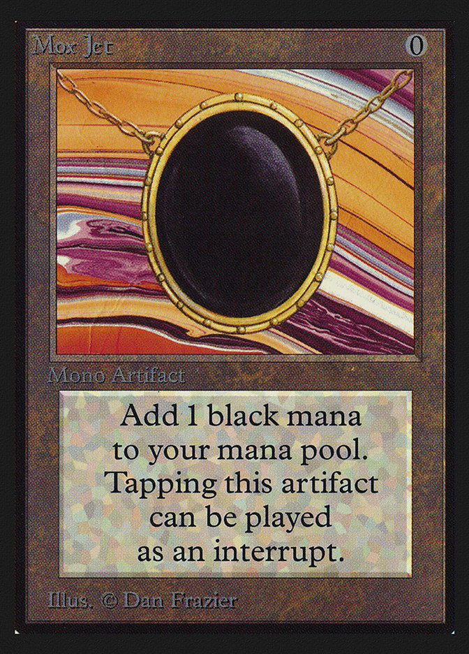 Mox Jet (Black Stone) [International Collectors' Edition] | Tables and Towers