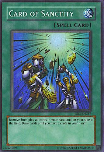 Card of Sanctity [DR3-EN217] Super Rare | Tables and Towers