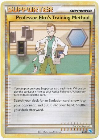 Professor Elm's Training Method (25/30) [HeartGold & SoulSilver: Trainer Kit - Gyarados] | Tables and Towers