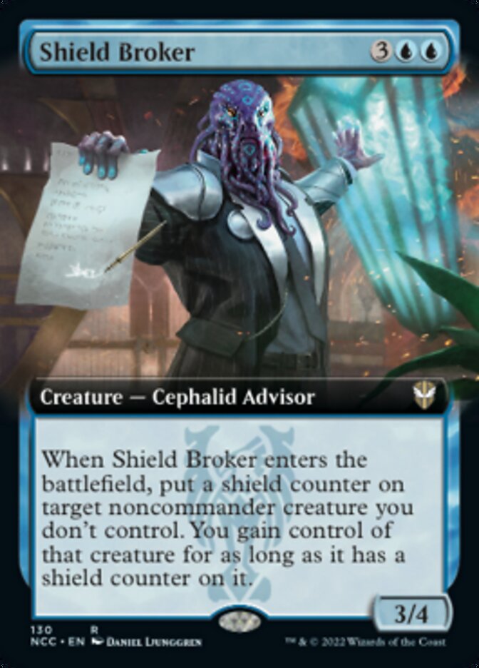 Shield Broker (Extended Art) [Streets of New Capenna Commander] | Tables and Towers