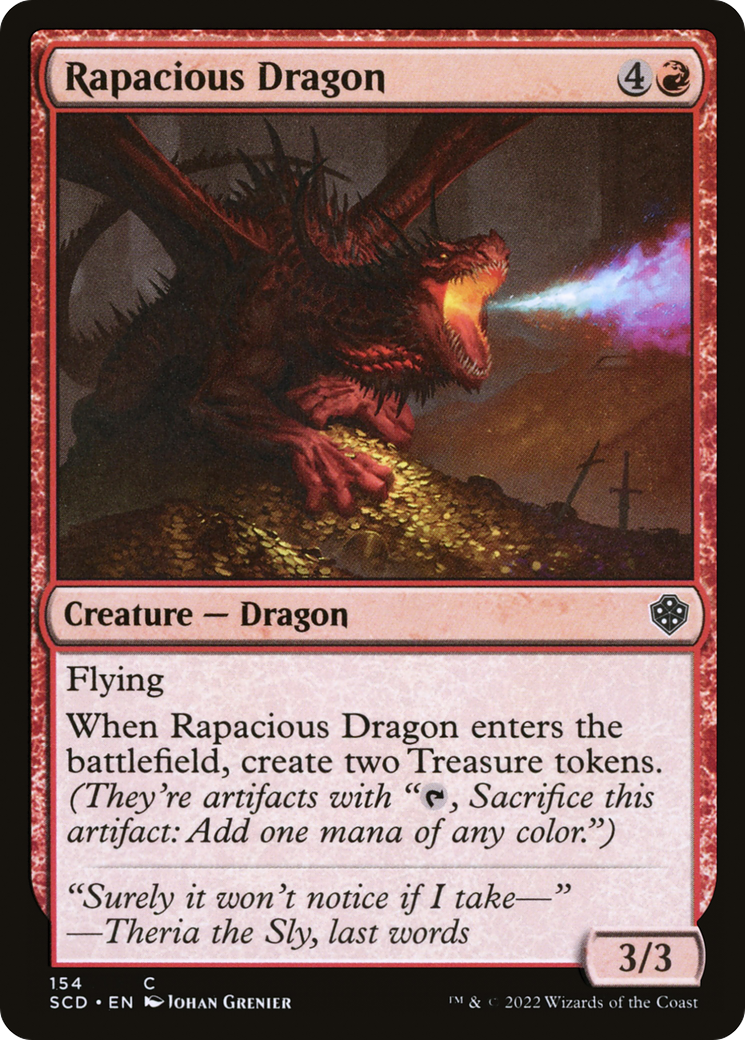 Rapacious Dragon [Starter Commander Decks] | Tables and Towers