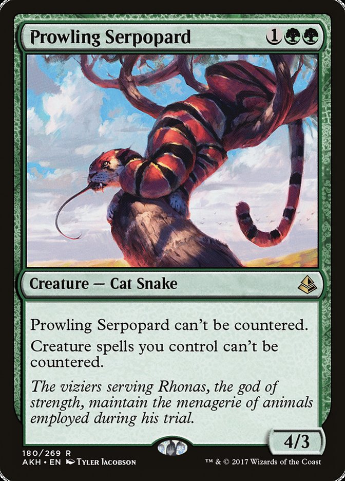 Prowling Serpopard [Amonkhet] | Tables and Towers