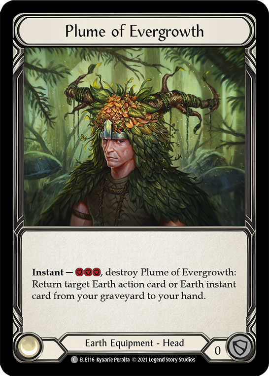 Plume of Evergrowth [ELE116] (Tales of Aria)  1st Edition Cold Foil | Tables and Towers