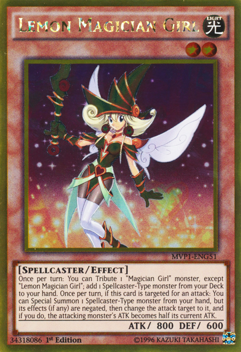 Lemon Magician Girl [MVP1-ENG51] Gold Rare | Tables and Towers