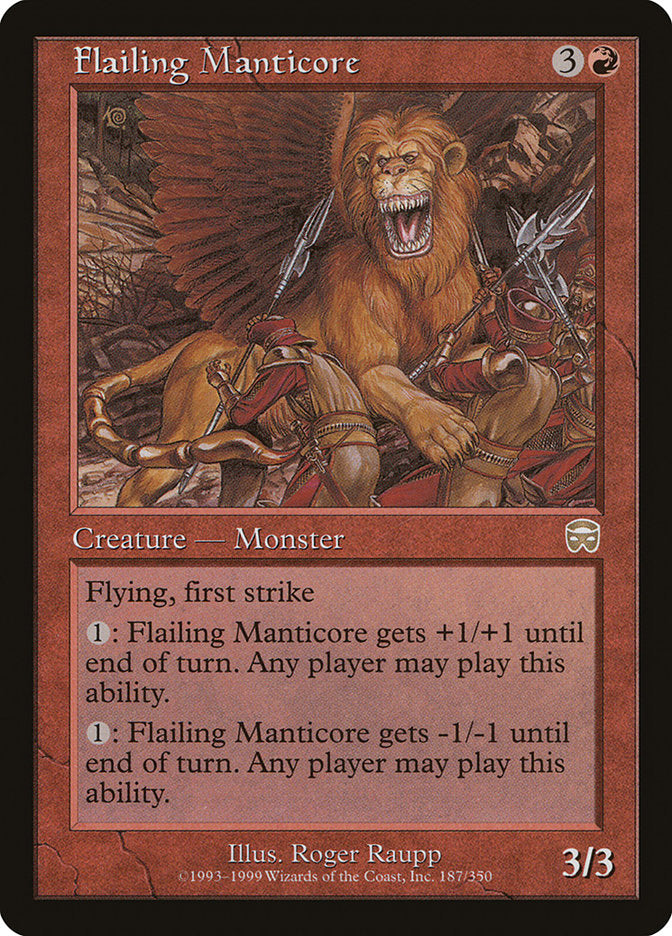 Flailing Manticore [Mercadian Masques] | Tables and Towers