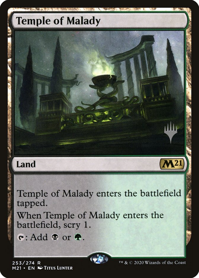 Temple of Malady (Promo Pack) [Core Set 2021 Promos] | Tables and Towers