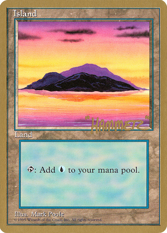 Island (shr368) (Shawn "Hammer" Regnier) [Pro Tour Collector Set] | Tables and Towers