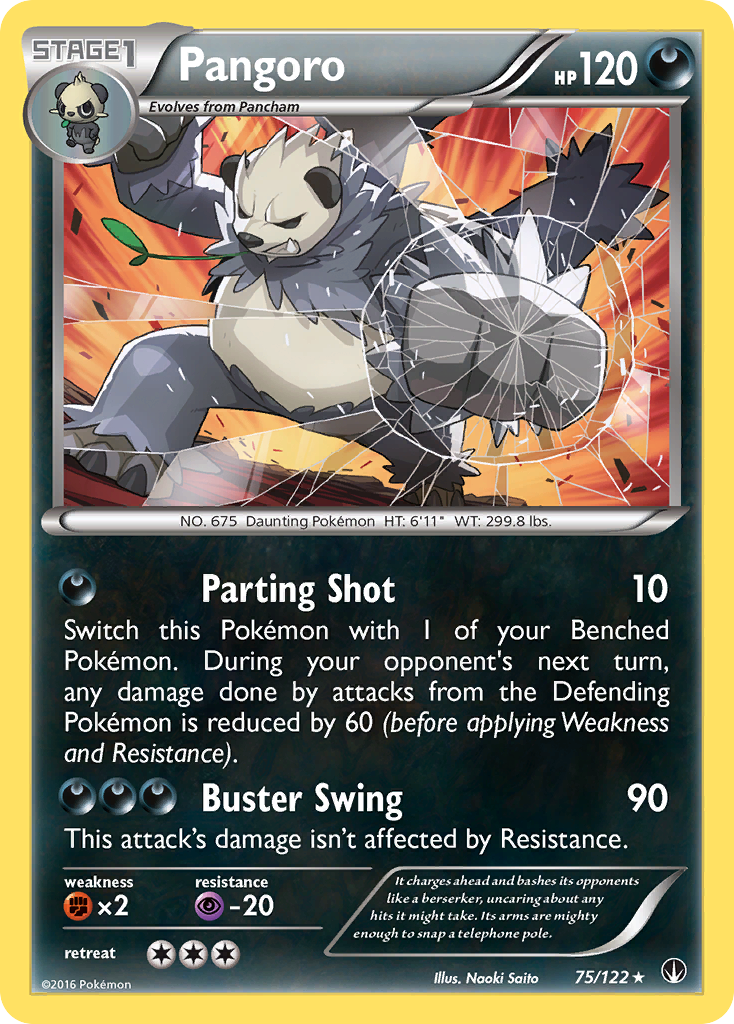 Pangoro (75/122) [XY: BREAKpoint] | Tables and Towers