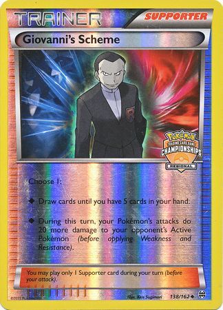 Giovanni's Scheme (138/162) (Championship Promo) [XY: BREAKthrough] | Tables and Towers